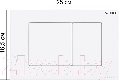 Панель смыва Lauter 219702J (белый)