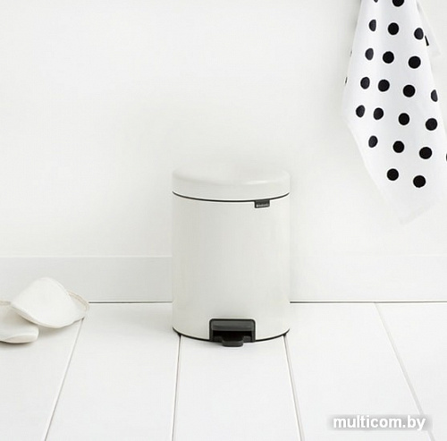 Brabantia Pedal Bin NewIcon 5 л (белый)
