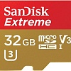 Карта памяти SanDisk Extreme SDSQXAF-032G-GN6MA microSDHC 32GB (с адаптером)