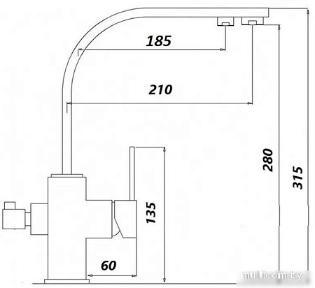 Унитаз подвесной Roxen Antares Black в комплекте с инсталляцией StounFix Slim 6 в 1 964974 (кнопка: черное стекло)