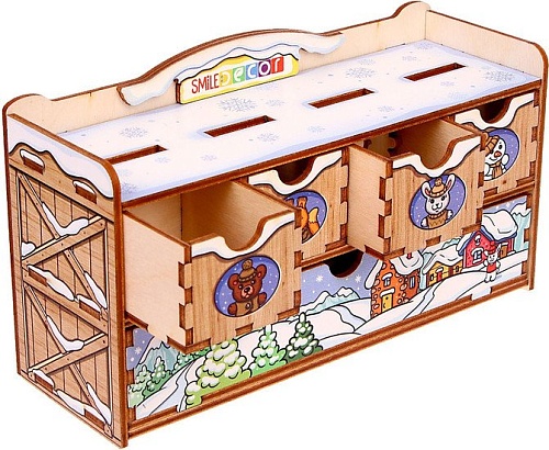 Набор развивающих игрушек Smile Decor Волшебный комодик. Новый год 9346523