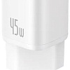 Сетевое зарядное Baseus PicoGo Fast Charger 1C 45W P10176800213-00 (белый)