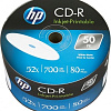 CD-R диск HP 700Mb HP 52x Printable полная заливка bulk 50 шт. 69301