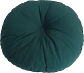 Декоративная подушка Sled Круглая 40x40x10 (зеленый)