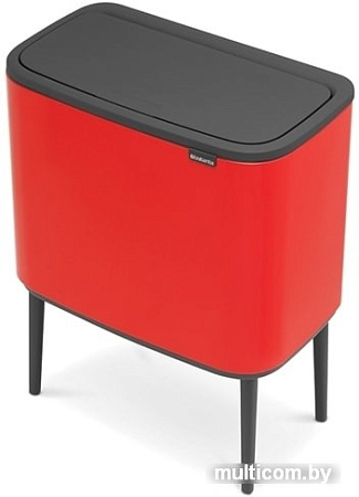 Brabantia Bo Touch Bin 11+23 л (пламенный-красный)