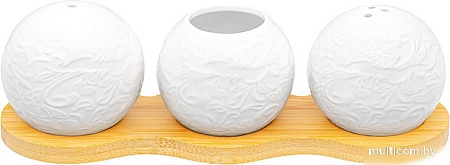 Набор для масла и уксуса с солонкой и перечницей Elan Gallery Лоза 950295