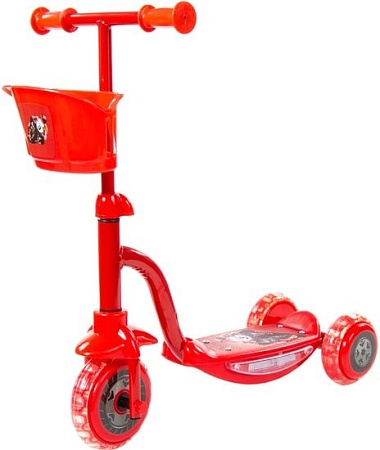 Самокат Полесье TJ-411-V (красный)