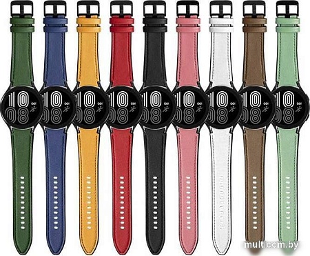 Ремешок Rumi Comfort гибридный для Samsung Galaxy Watch4/5 (20 мм, розовый)