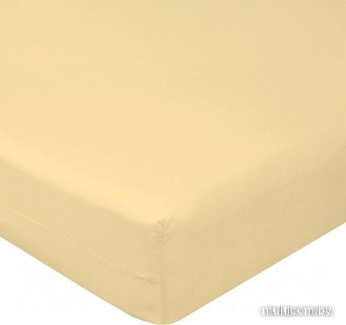 Постельное белье Luxsonia Поплин на резинке 120x200 Мр0040-14 (персик)