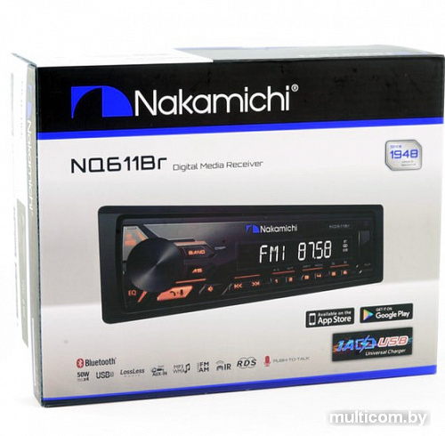 USB-магнитола Nakamichi NQ-611BR