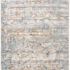 Ковер для жилой комнаты Radjab Carpet Бьянка Прямоугольник D057A 7568RK-B (2.4x3.4, Cream Shirink/Blue Fdy)