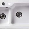 Кухонная мойка Belux SG-REC-DUO 8045 (белый кварц)