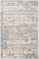 Ковер для жилой комнаты Radjab Carpet Бьянка Прямоугольник D057A 7568RK-B (2.4x3.4, Cream Shirink/Blue Fdy)