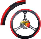 Оплетка на руль AVG 656BK/RD 205109 (черный/красный)