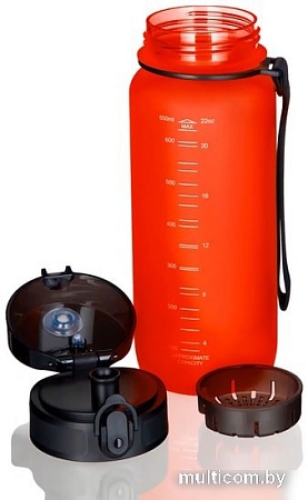 Бутылка для воды UZSpace Colorful Frosted 3037 (красный)