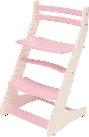 Растущий стул Millwood Вырастайка (слоновая кость/фламинго)