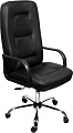 Офисное кресло Деловая обстановка Пилот Стандарт кожа (черный/хром)
