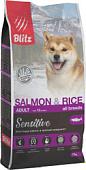 Сухой корм для собак Blitz Adult Salmon & Rice 15 кг