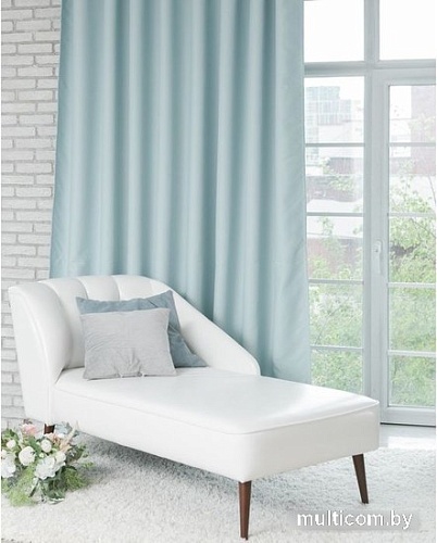 Штора Этель 4292695 2.7x3 м (голубой, 1 шт)