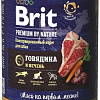 Консервированный корм для собак Brit Premium By Nature Beef &amp; Liver 850 г