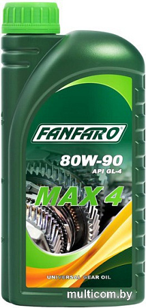 Трансмиссионное масло Fanfaro Max-4 80W-90 GL-4 1л