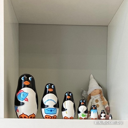 Развивающая игра Брестская Матрешка Cемья пингвинов (набор 7 шт)