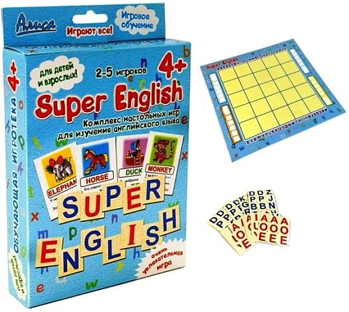 Развивающая игра Нескучные игры Super English И-810