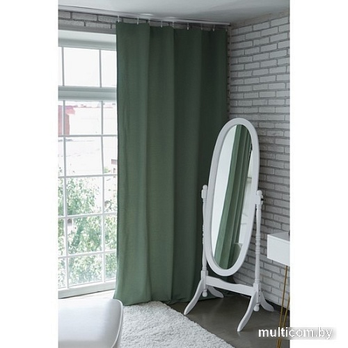 Штора Этель Английский стиль 2846248 2.2x2.8 м (светло-зеленый, 1 шт)