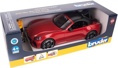 Легковой автомобиль Bruder Roadster спортивный с фигуркой 03485