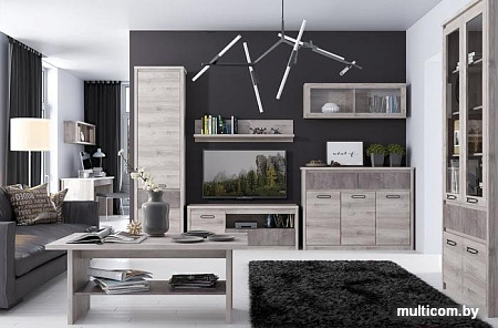 Книжный шкаф Anrex Jazz 3D1SN (каштан найроби оникс)