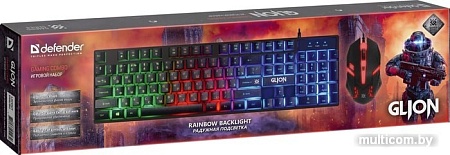 Клавиатура + мышь Defender Glion C-123
