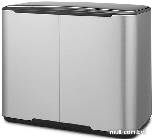 Brabantia Bo Pedal Bin 3 x 11л (стальной матовый)