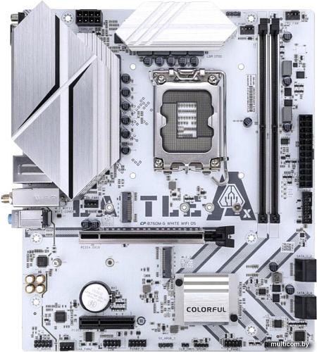 Материнская плата Colorful Battle-AX B760M-G White WiFi D5 V20