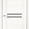 Межкомнатная дверь Velldoris Next 2 80x200 (белый эмалит, лакобель черный)