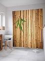 Шторка-занавеска для ванны JoyArty Листья бамбука sc_5291