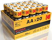 Батарейка Kodak LR06-20 bulk Xtralife Alkaline AA 20 шт