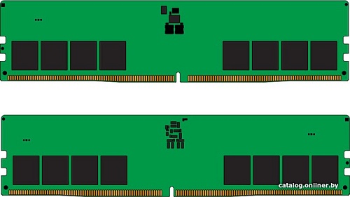 Оперативная память Kingston ValueRam 2x32ГБ DDR5 4800 МГц KVR48U40BD8K2-64