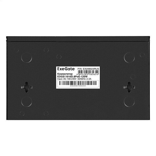 Неуправляемый коммутатор ExeGate EDGS-1010D.8PoE-120W