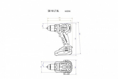 Ударная дрель Metabo SB 18 LT BL 602316550 (с 2мя АКБ)