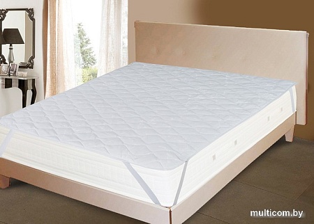 Защитный наматрасник Миланика Шарм Полиэфирное волокно однотонный 140x200