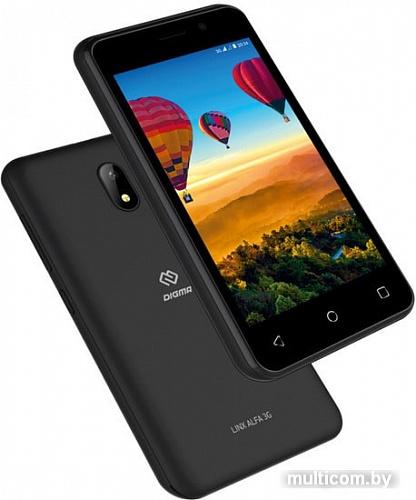 Смартфон Digma Linx Alfa 3G (черный)