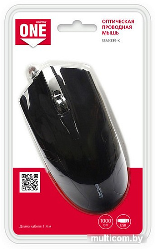 Мышь SmartBuy One 339 (черный) [SBM-339-K]