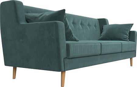Диван Mebelico Брайтон 3 109149 (велюр, бирюзовый)