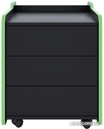 Тумба VMM Game Case 50 Black Green CS-2BKGN (черный/зеленый)