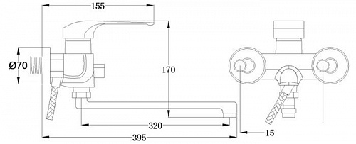 Смеситель РМС SL50-006E