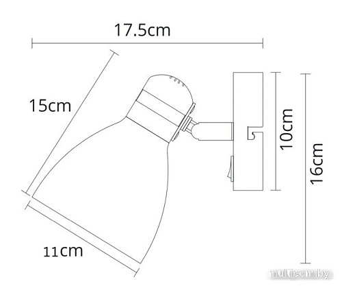 Спот Arte Lamp Fafnir A5047AP-1WH