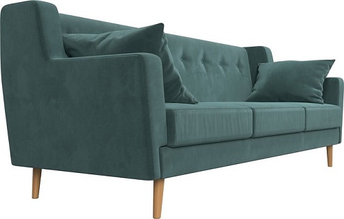 Диван Mebelico Брайтон 3 109149 (велюр, бирюзовый)