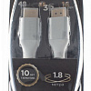 Кабель CACTUS HDMI - HDMI CS-HDMI.2.1-1.8 (1.8 м, серебристый)