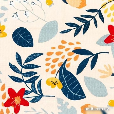 Полотенце Этель Цветочное поле 5472045 (белый)