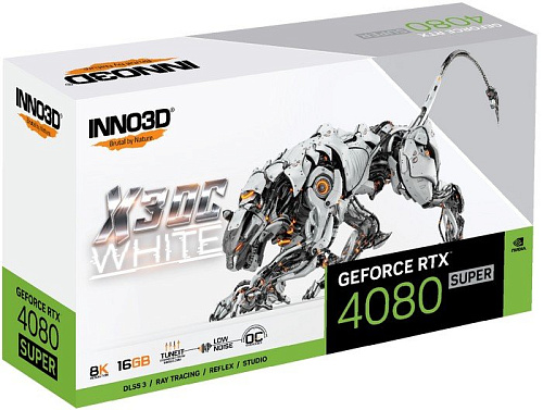 Видеокарта Inno3D RTX 4080 Super X3 OC White N408S3-166XX-18703259